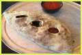 How big is a mellow mushroom calzone?