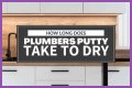 How long does it take for spot putty to dry?